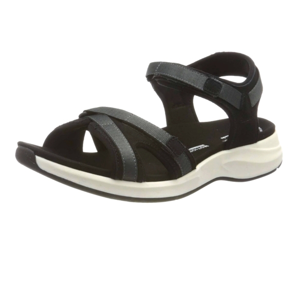 Clarks Shoes - LIKE NEW!! CLARKS, Sloan Drift Sporty Sandals with Cushioned Sole. Size 7.5